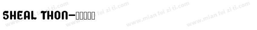 SHEAL THON字体转换